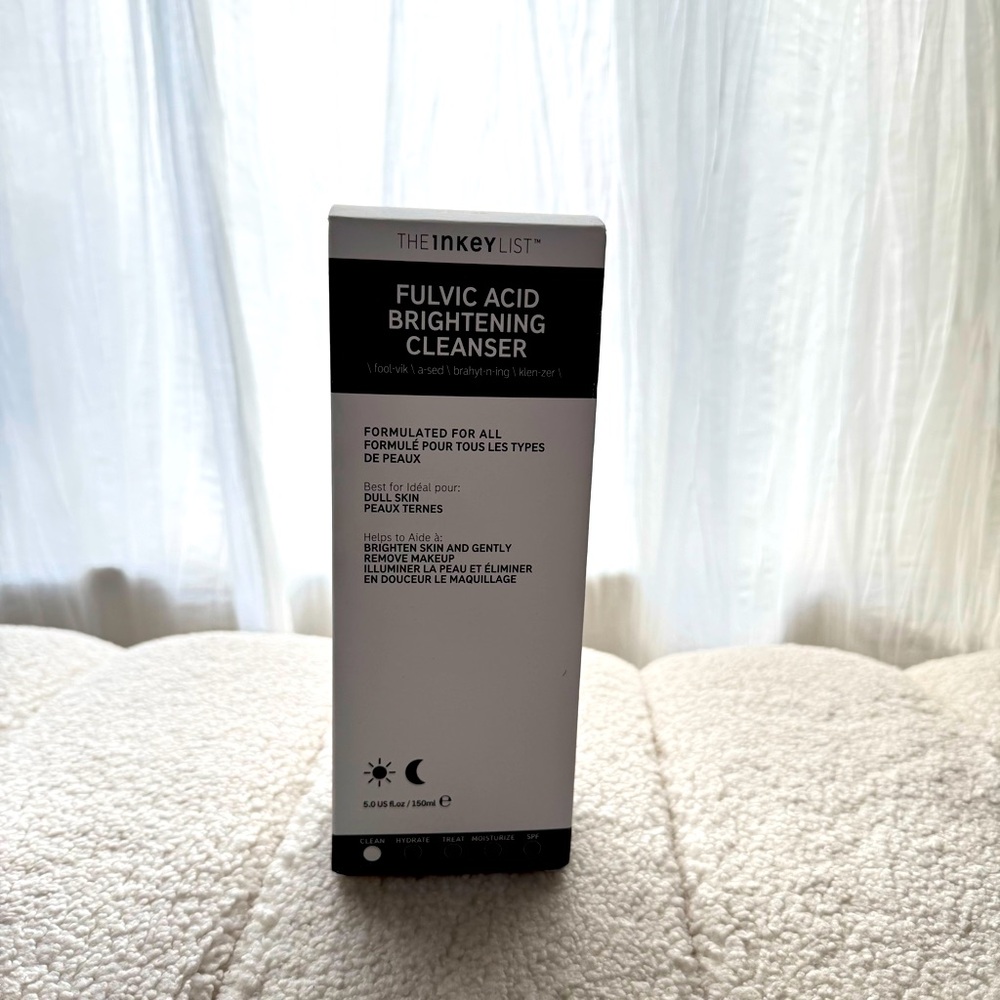 NIB - Inkey List Fulvic Acid Brightening Cleanser (Full Size)